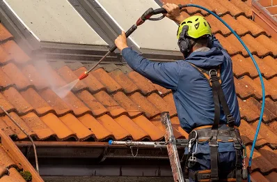 Démoussage et hydrofuge de toiture à Aast